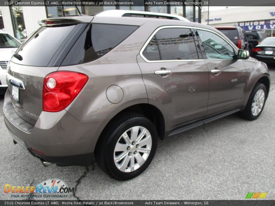 2010 Chevrolet Equinox LT AWD Mocha Steel Metallic / Jet Black/Brownstone Photo #6