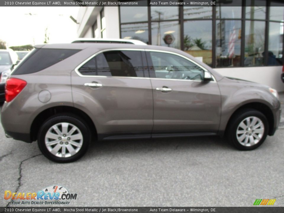 2010 Chevrolet Equinox LT AWD Mocha Steel Metallic / Jet Black/Brownstone Photo #7
