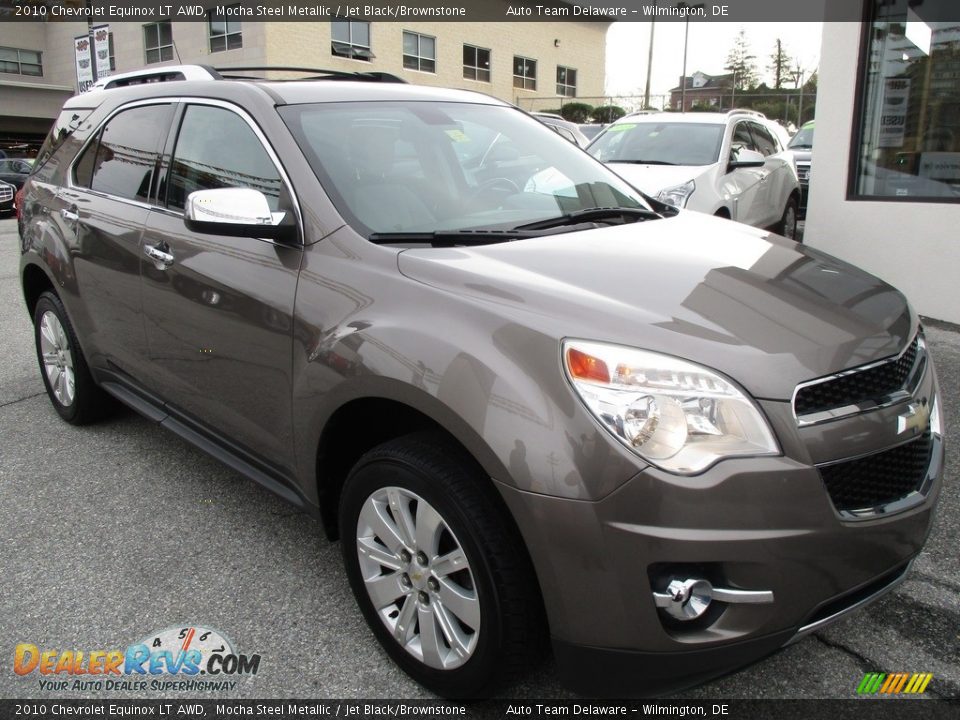 2010 Chevrolet Equinox LT AWD Mocha Steel Metallic / Jet Black/Brownstone Photo #8