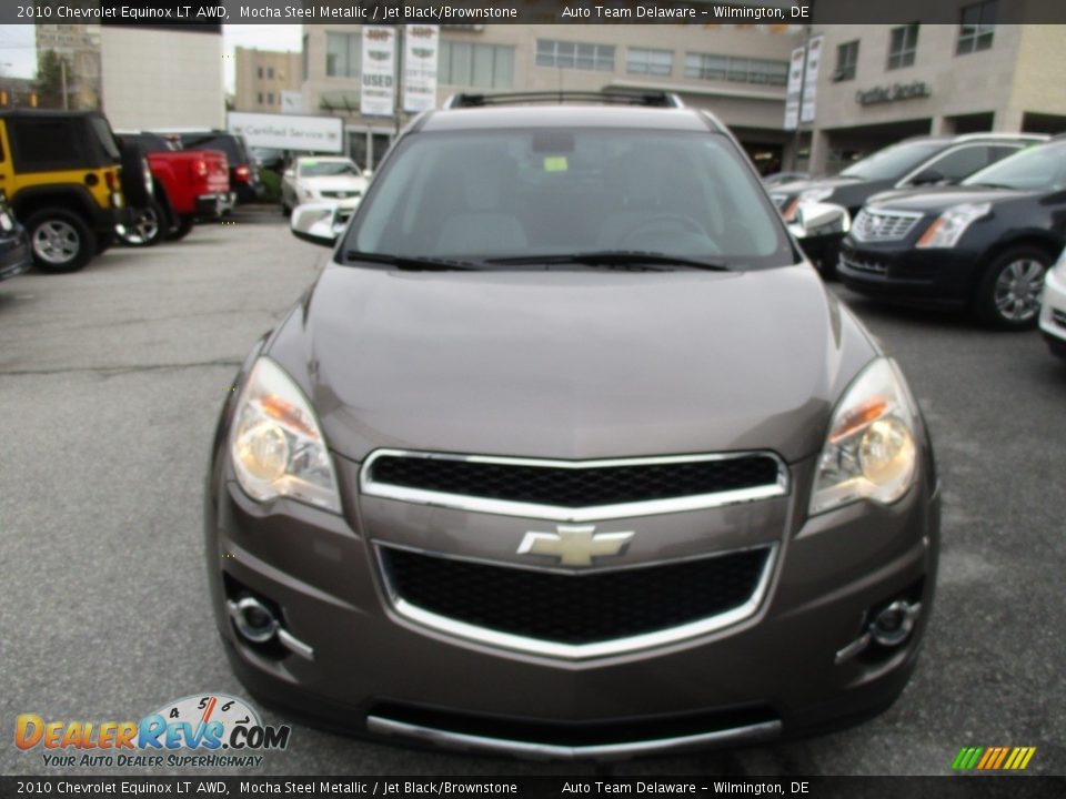 2010 Chevrolet Equinox LT AWD Mocha Steel Metallic / Jet Black/Brownstone Photo #9