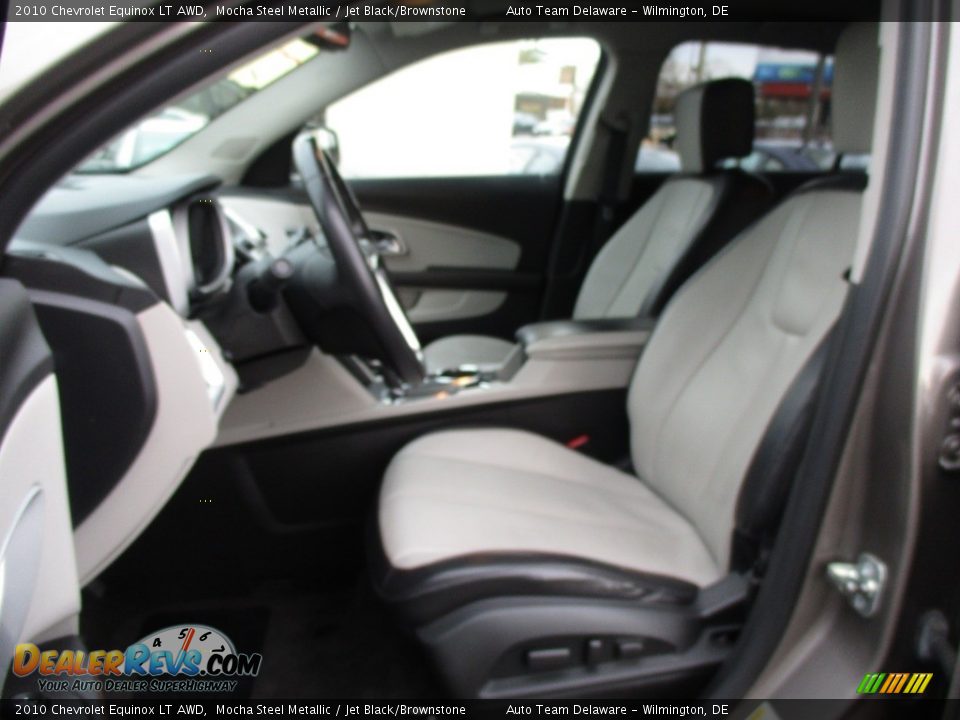 2010 Chevrolet Equinox LT AWD Mocha Steel Metallic / Jet Black/Brownstone Photo #10
