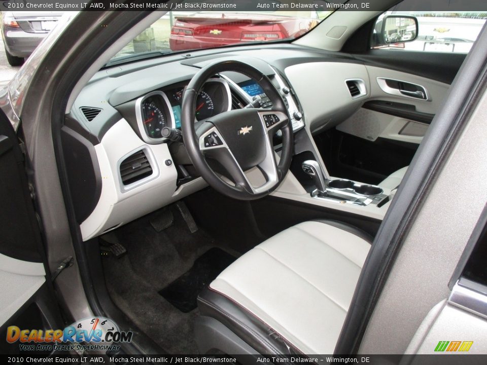 2010 Chevrolet Equinox LT AWD Mocha Steel Metallic / Jet Black/Brownstone Photo #11