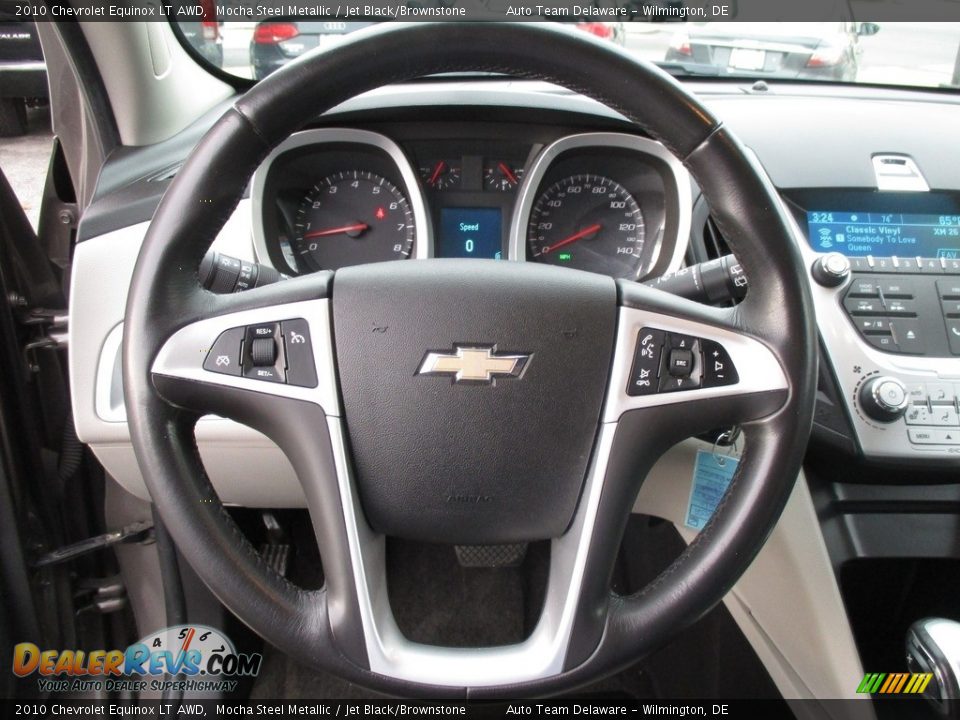 2010 Chevrolet Equinox LT AWD Mocha Steel Metallic / Jet Black/Brownstone Photo #12