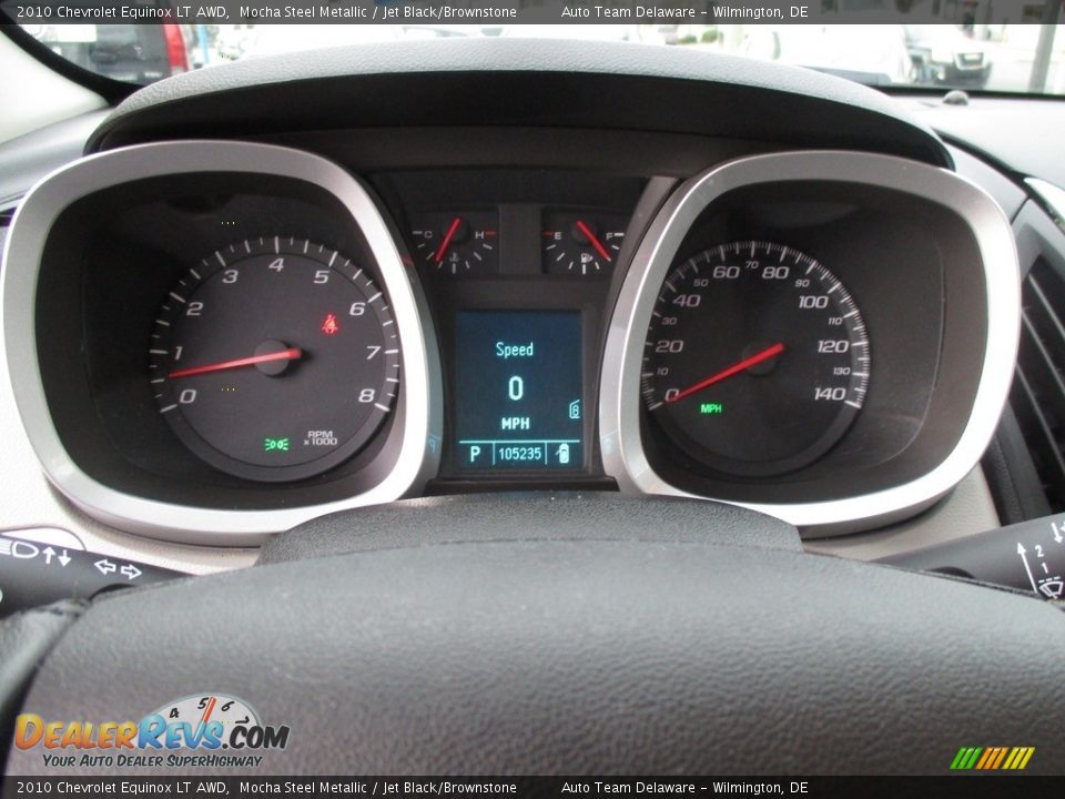 2010 Chevrolet Equinox LT AWD Mocha Steel Metallic / Jet Black/Brownstone Photo #13