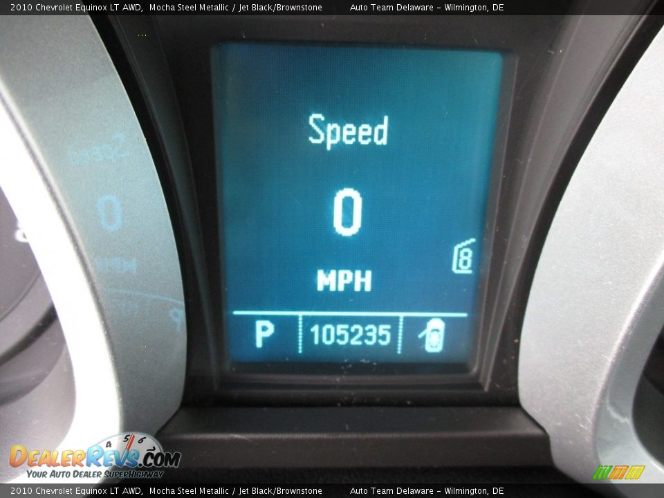 2010 Chevrolet Equinox LT AWD Mocha Steel Metallic / Jet Black/Brownstone Photo #14