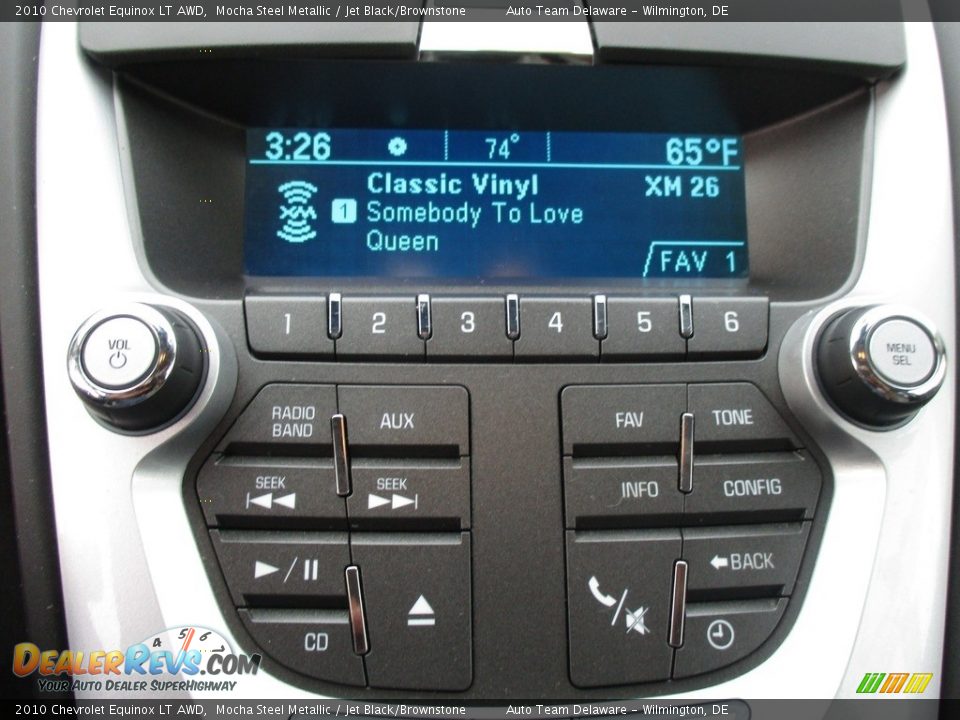 2010 Chevrolet Equinox LT AWD Mocha Steel Metallic / Jet Black/Brownstone Photo #16