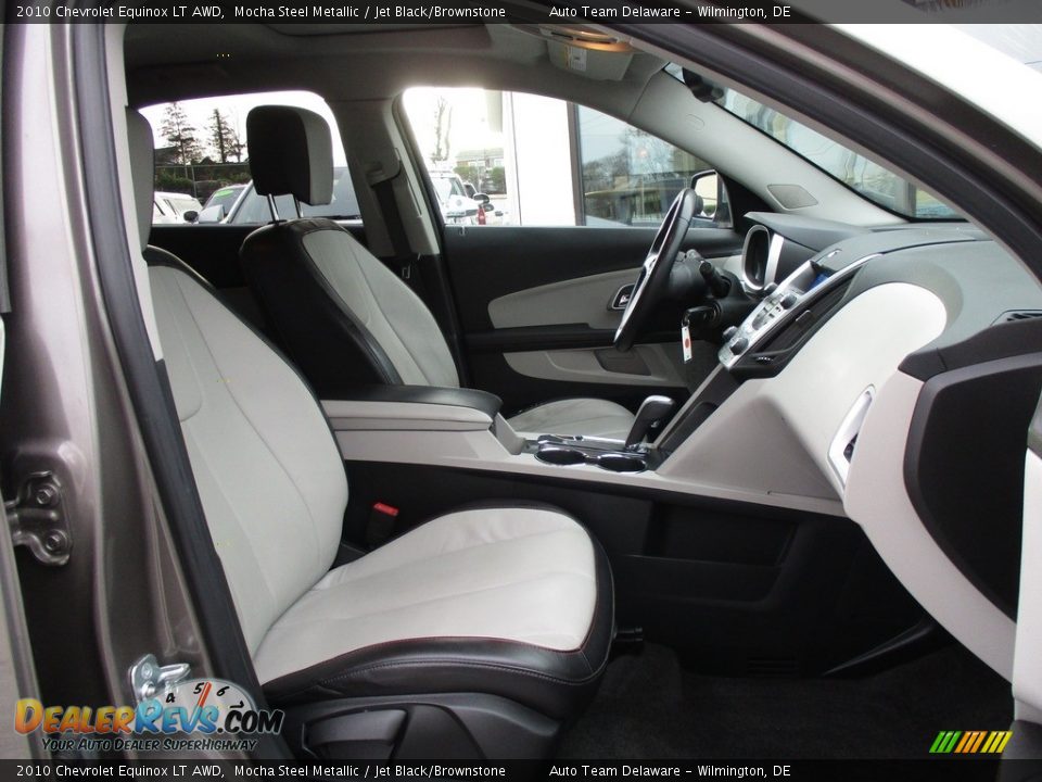 2010 Chevrolet Equinox LT AWD Mocha Steel Metallic / Jet Black/Brownstone Photo #22