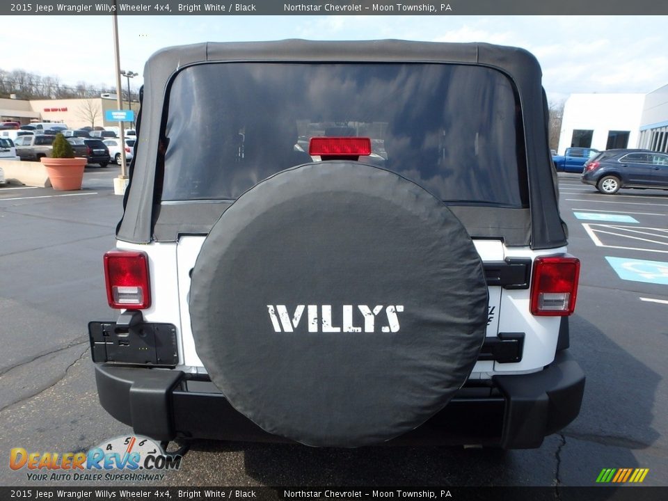 2015 Jeep Wrangler Willys Wheeler 4x4 Bright White / Black Photo #8