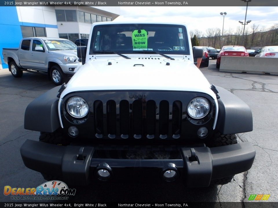 2015 Jeep Wrangler Willys Wheeler 4x4 Bright White / Black Photo #16