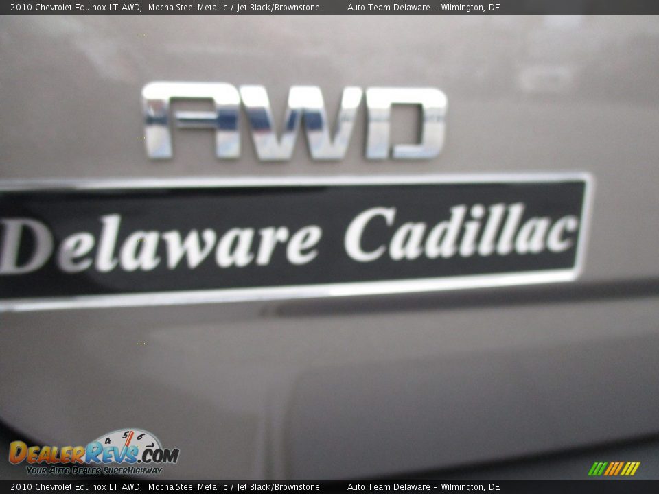 2010 Chevrolet Equinox LT AWD Mocha Steel Metallic / Jet Black/Brownstone Photo #35