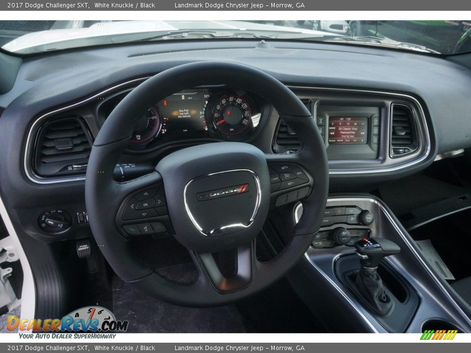 2017 Dodge Challenger SXT White Knuckle / Black Photo #7