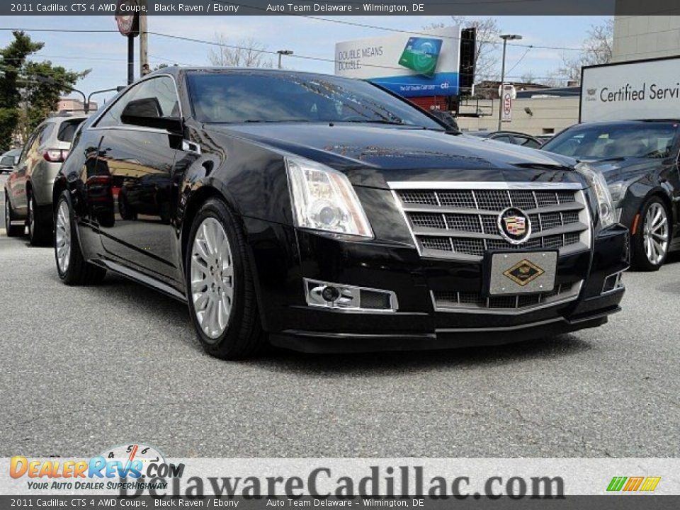 2011 Cadillac CTS 4 AWD Coupe Black Raven / Ebony Photo #1