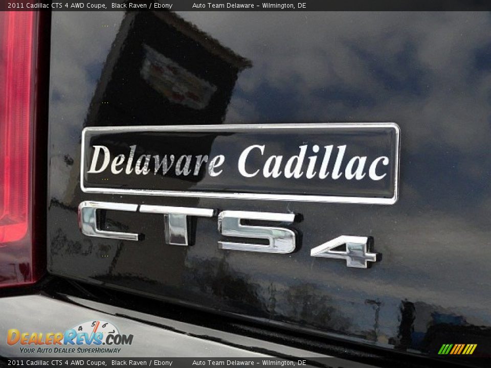 2011 Cadillac CTS 4 AWD Coupe Black Raven / Ebony Photo #34
