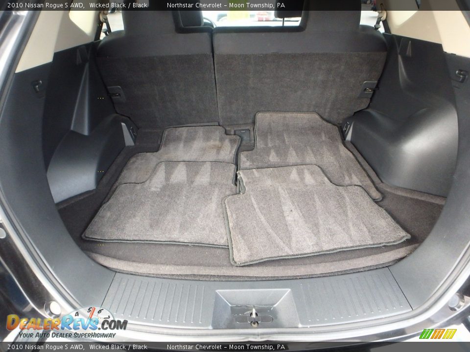 2010 Nissan Rogue S AWD Wicked Black / Black Photo #7