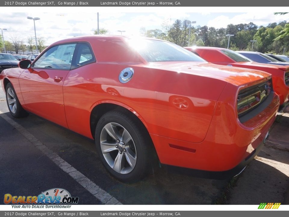 2017 Dodge Challenger SXT Go Mango / Black Photo #2