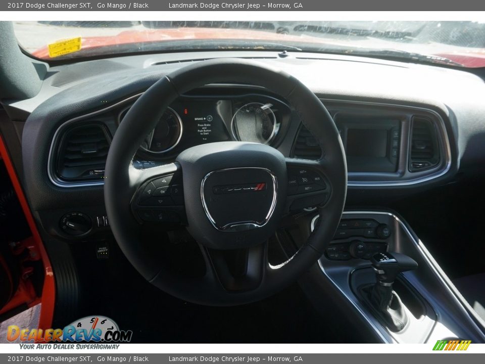 2017 Dodge Challenger SXT Go Mango / Black Photo #4