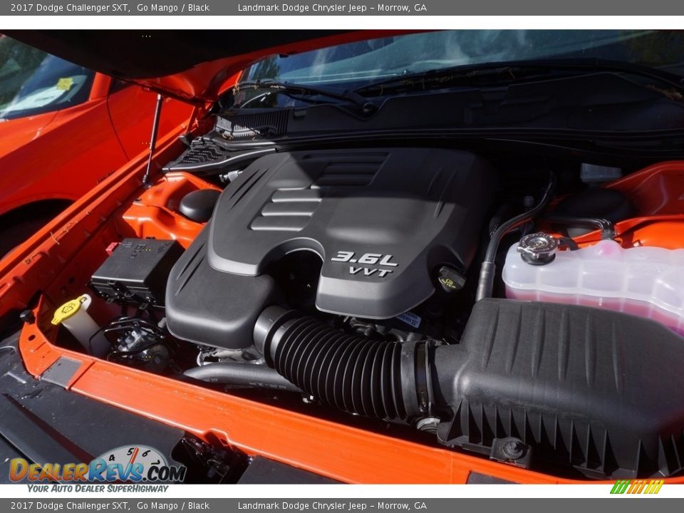2017 Dodge Challenger SXT Go Mango / Black Photo #5