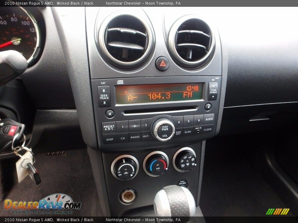 2010 Nissan Rogue S AWD Wicked Black / Black Photo #27