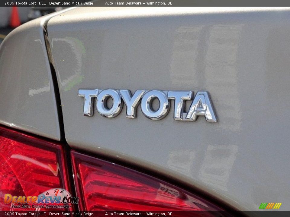 2006 Toyota Corolla LE Desert Sand Mica / Beige Photo #30