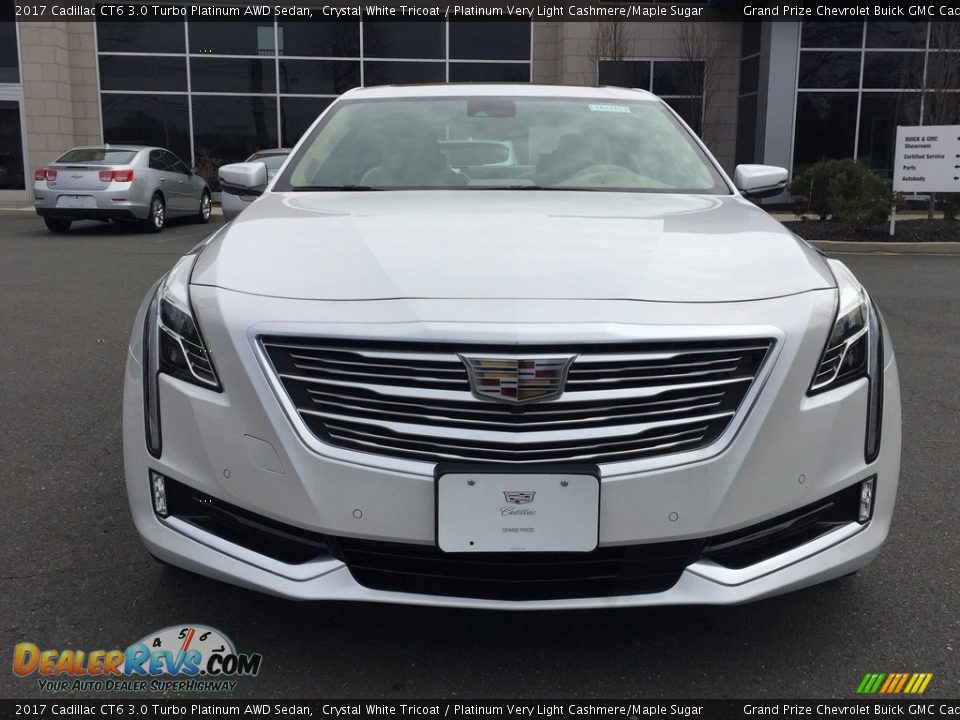 2017 Cadillac CT6 3.0 Turbo Platinum AWD Sedan Crystal White Tricoat / Platinum Very Light Cashmere/Maple Sugar Photo #2