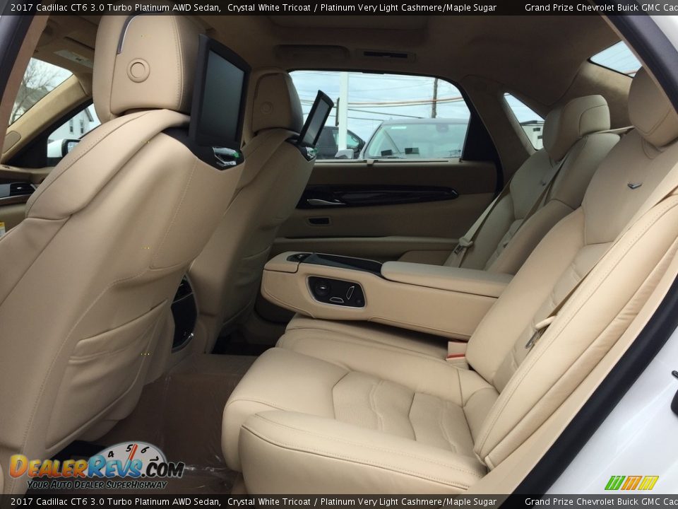 Rear Seat of 2017 Cadillac CT6 3.0 Turbo Platinum AWD Sedan Photo #7