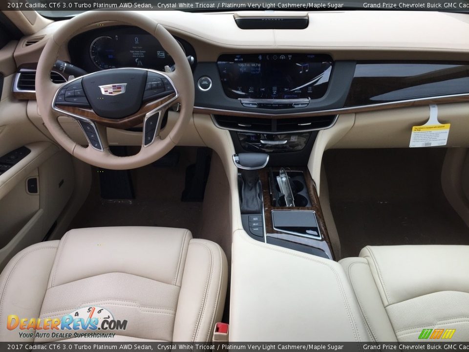 Platinum Very Light Cashmere/Maple Sugar Interior - 2017 Cadillac CT6 3.0 Turbo Platinum AWD Sedan Photo #8