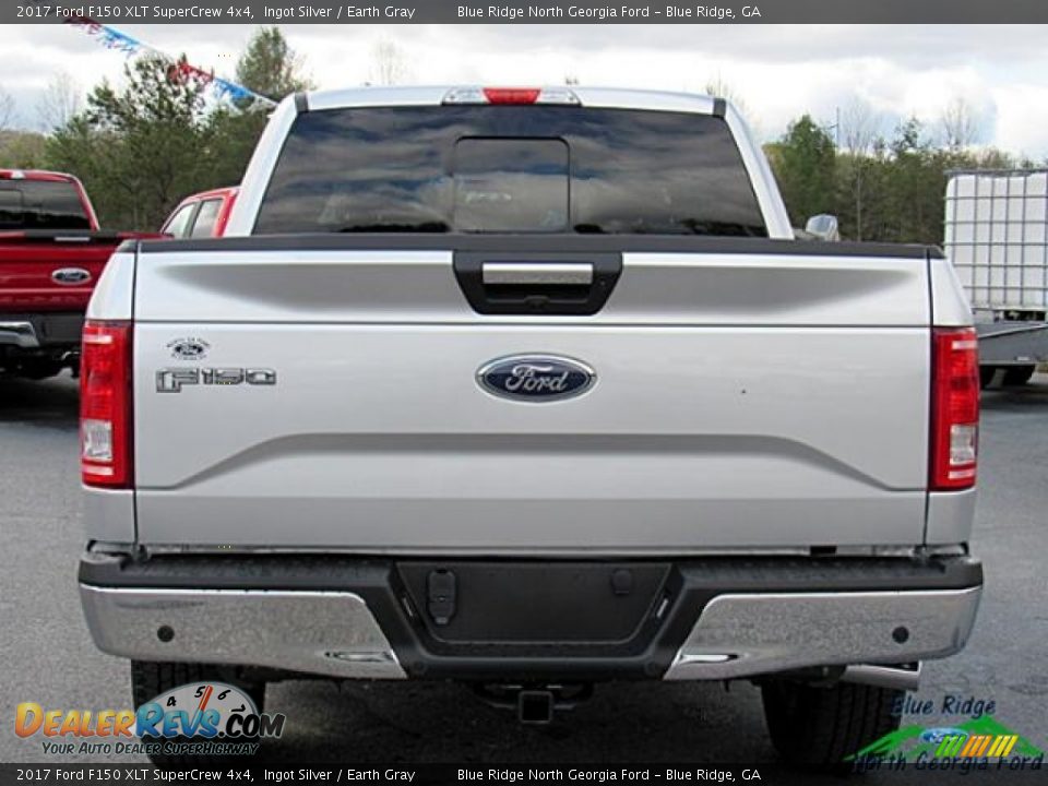 2017 Ford F150 XLT SuperCrew 4x4 Ingot Silver / Earth Gray Photo #4