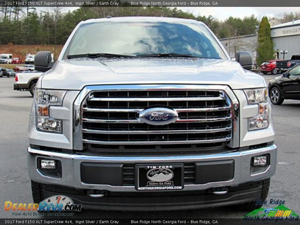 2017 Ford F150 XLT SuperCrew 4x4 Ingot Silver / Earth Gray Photo #5