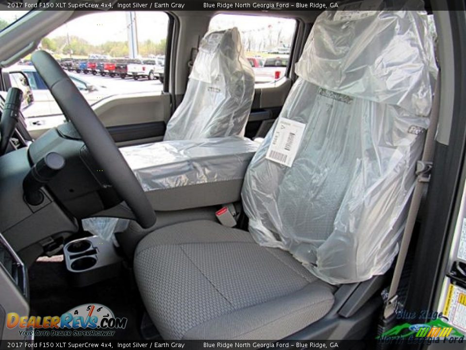2017 Ford F150 XLT SuperCrew 4x4 Ingot Silver / Earth Gray Photo #11