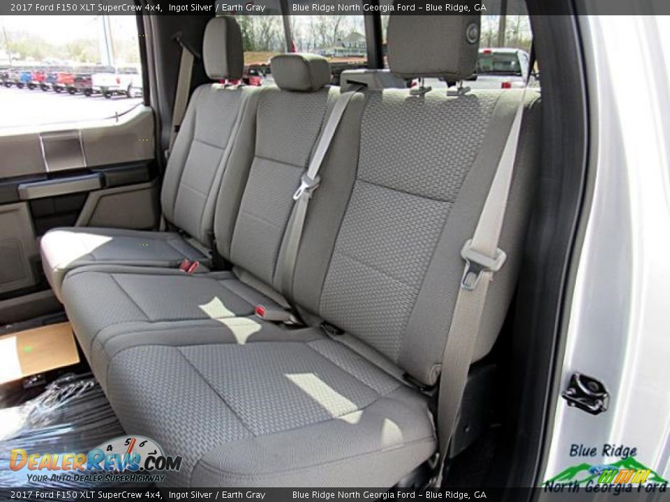 2017 Ford F150 XLT SuperCrew 4x4 Ingot Silver / Earth Gray Photo #13