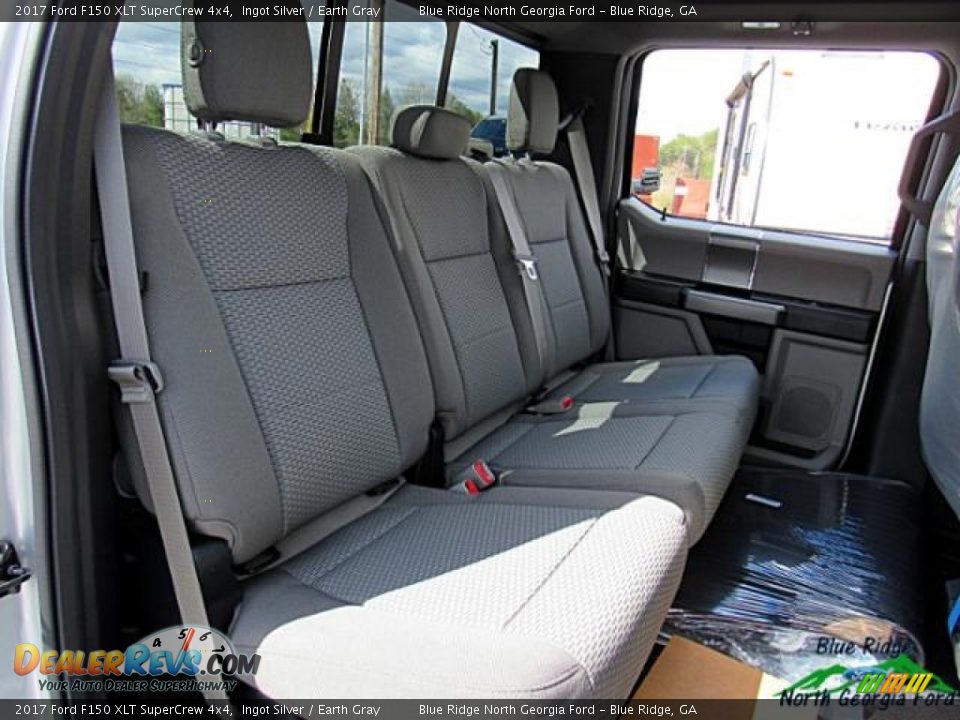 2017 Ford F150 XLT SuperCrew 4x4 Ingot Silver / Earth Gray Photo #14