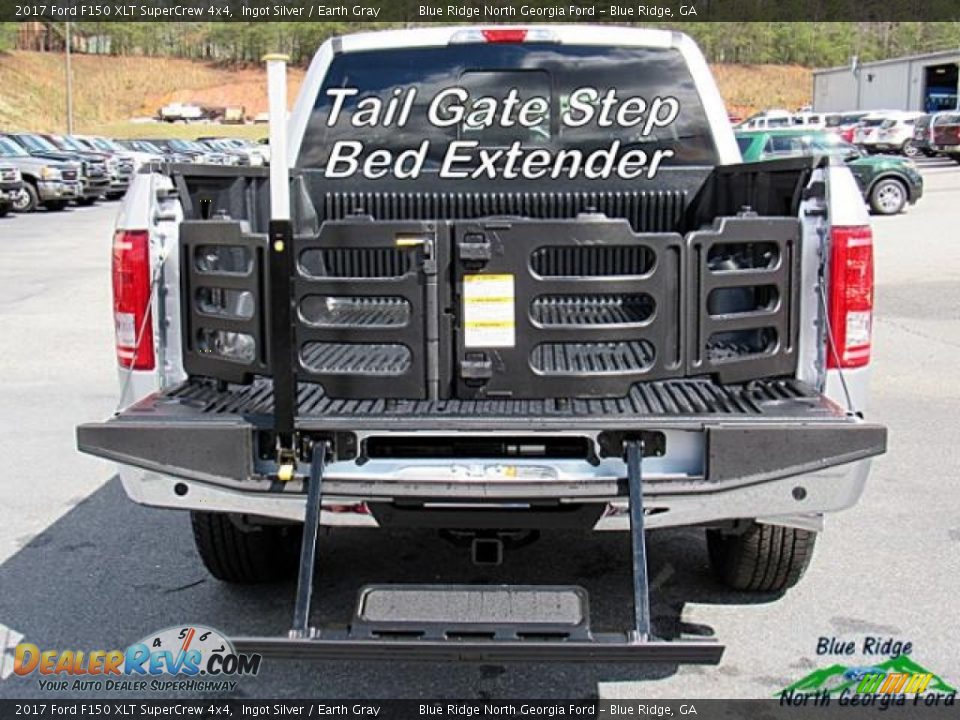 2017 Ford F150 XLT SuperCrew 4x4 Ingot Silver / Earth Gray Photo #15
