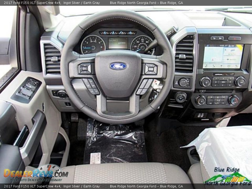 2017 Ford F150 XLT SuperCrew 4x4 Ingot Silver / Earth Gray Photo #16