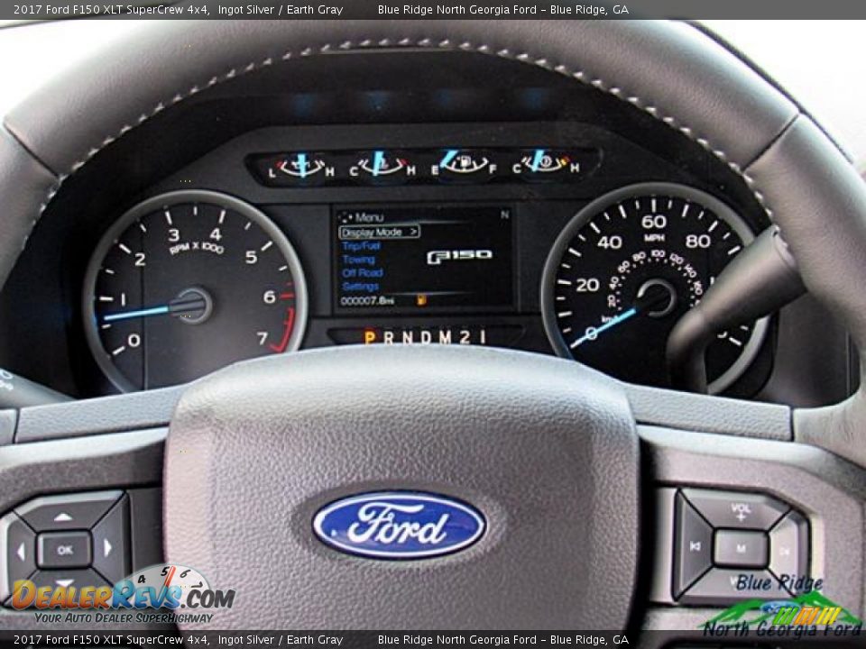 2017 Ford F150 XLT SuperCrew 4x4 Ingot Silver / Earth Gray Photo #19