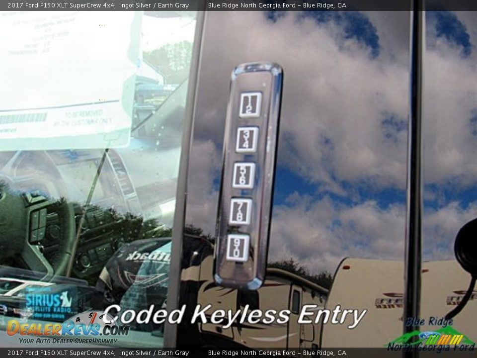2017 Ford F150 XLT SuperCrew 4x4 Ingot Silver / Earth Gray Photo #27