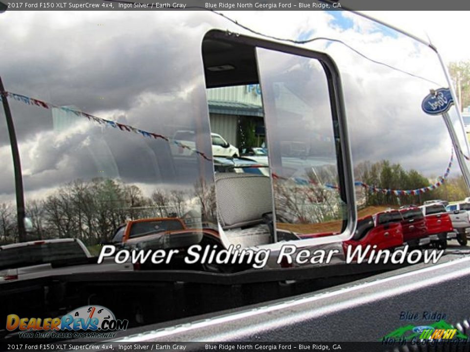 2017 Ford F150 XLT SuperCrew 4x4 Ingot Silver / Earth Gray Photo #28