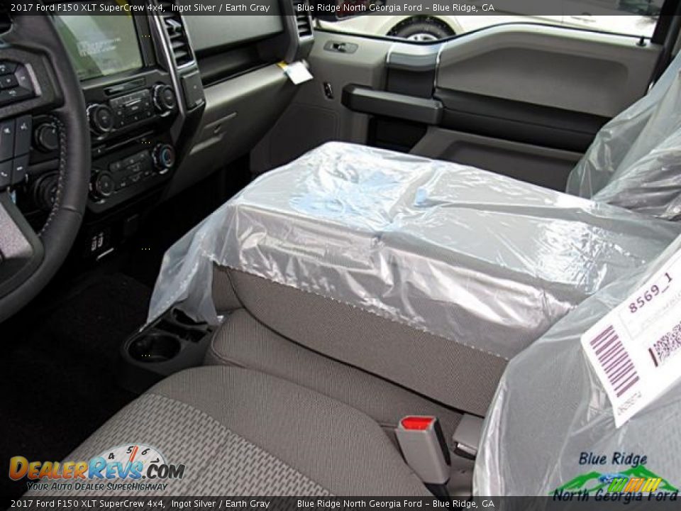 2017 Ford F150 XLT SuperCrew 4x4 Ingot Silver / Earth Gray Photo #30