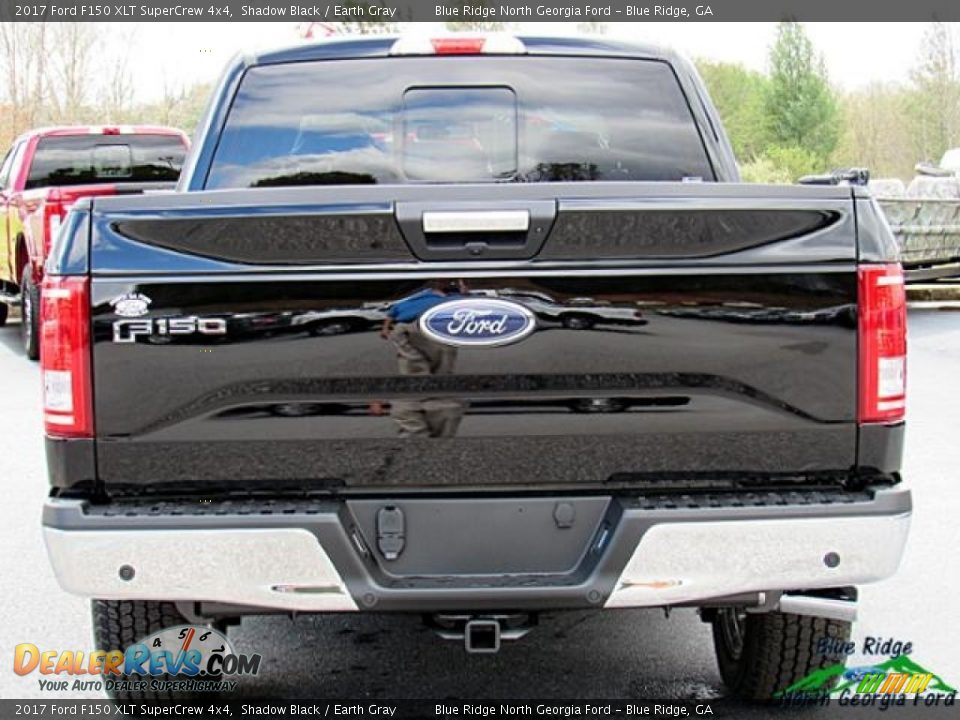 2017 Ford F150 XLT SuperCrew 4x4 Shadow Black / Earth Gray Photo #4