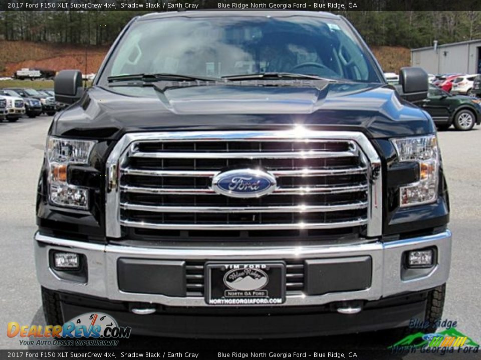 2017 Ford F150 XLT SuperCrew 4x4 Shadow Black / Earth Gray Photo #8
