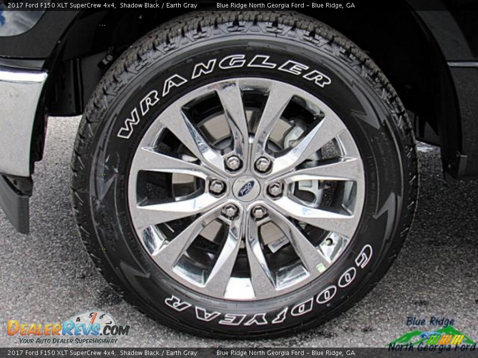 2017 Ford F150 XLT SuperCrew 4x4 Shadow Black / Earth Gray Photo #9