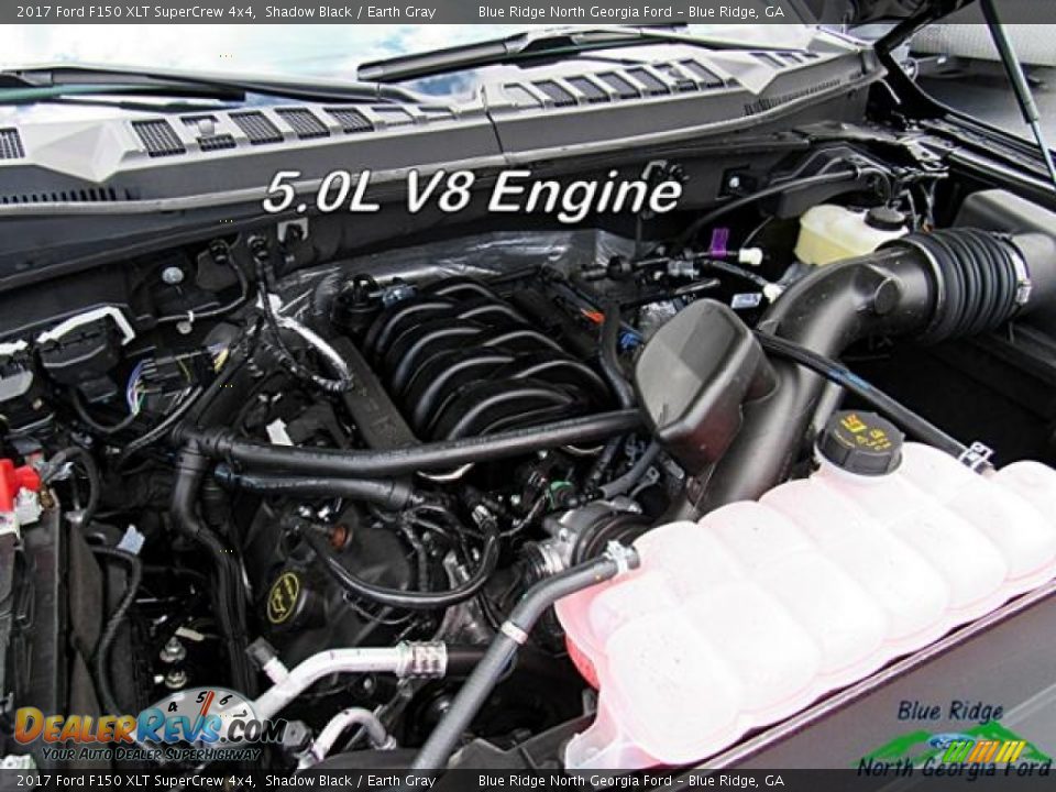 2017 Ford F150 XLT SuperCrew 4x4 Shadow Black / Earth Gray Photo #10