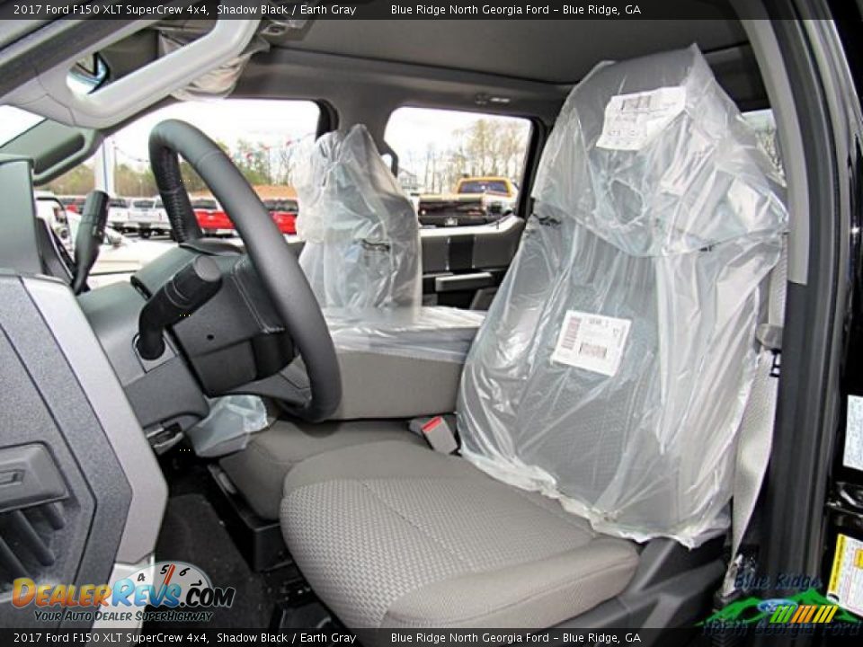 2017 Ford F150 XLT SuperCrew 4x4 Shadow Black / Earth Gray Photo #11