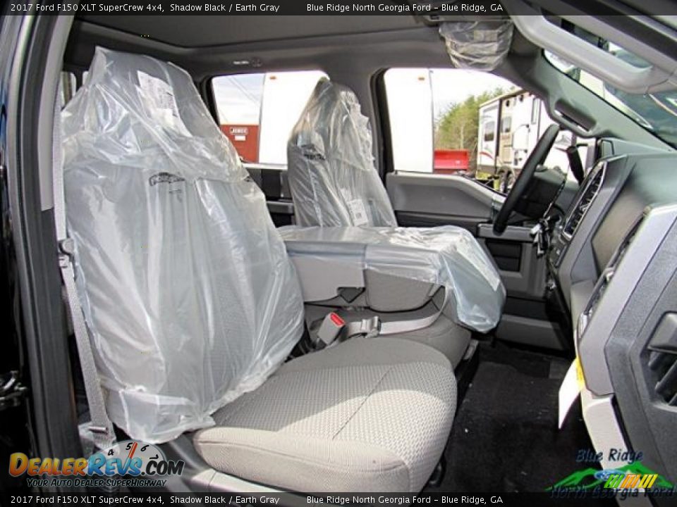 2017 Ford F150 XLT SuperCrew 4x4 Shadow Black / Earth Gray Photo #12