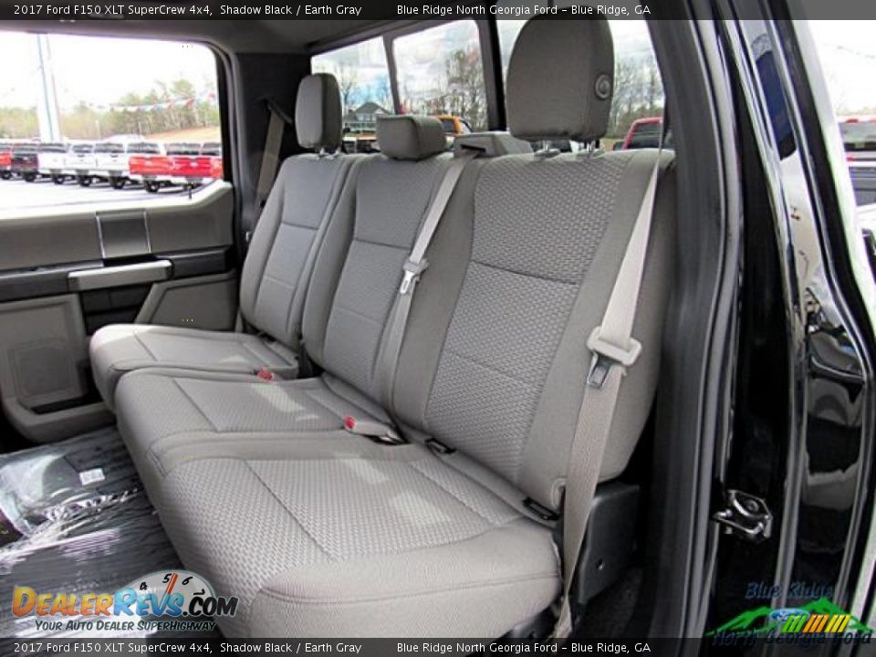 2017 Ford F150 XLT SuperCrew 4x4 Shadow Black / Earth Gray Photo #13