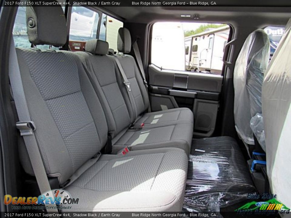 2017 Ford F150 XLT SuperCrew 4x4 Shadow Black / Earth Gray Photo #14