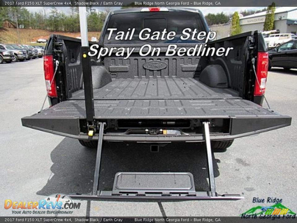 2017 Ford F150 XLT SuperCrew 4x4 Shadow Black / Earth Gray Photo #15