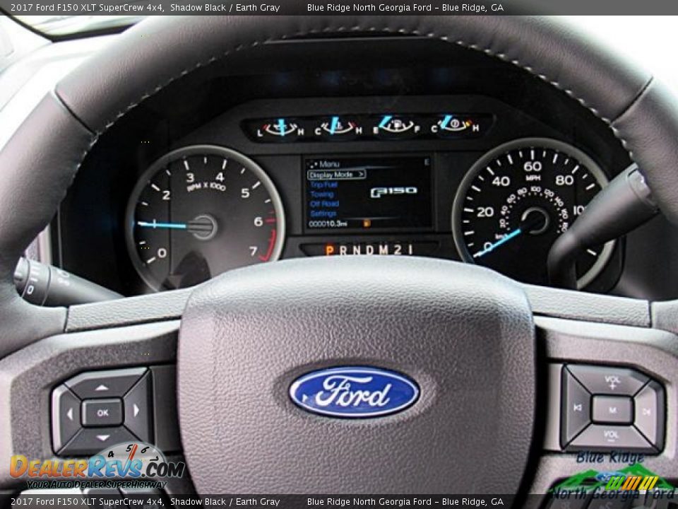2017 Ford F150 XLT SuperCrew 4x4 Shadow Black / Earth Gray Photo #19