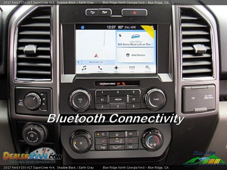 2017 Ford F150 XLT SuperCrew 4x4 Shadow Black / Earth Gray Photo #20