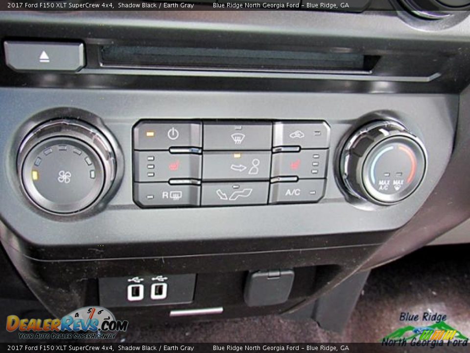 2017 Ford F150 XLT SuperCrew 4x4 Shadow Black / Earth Gray Photo #23