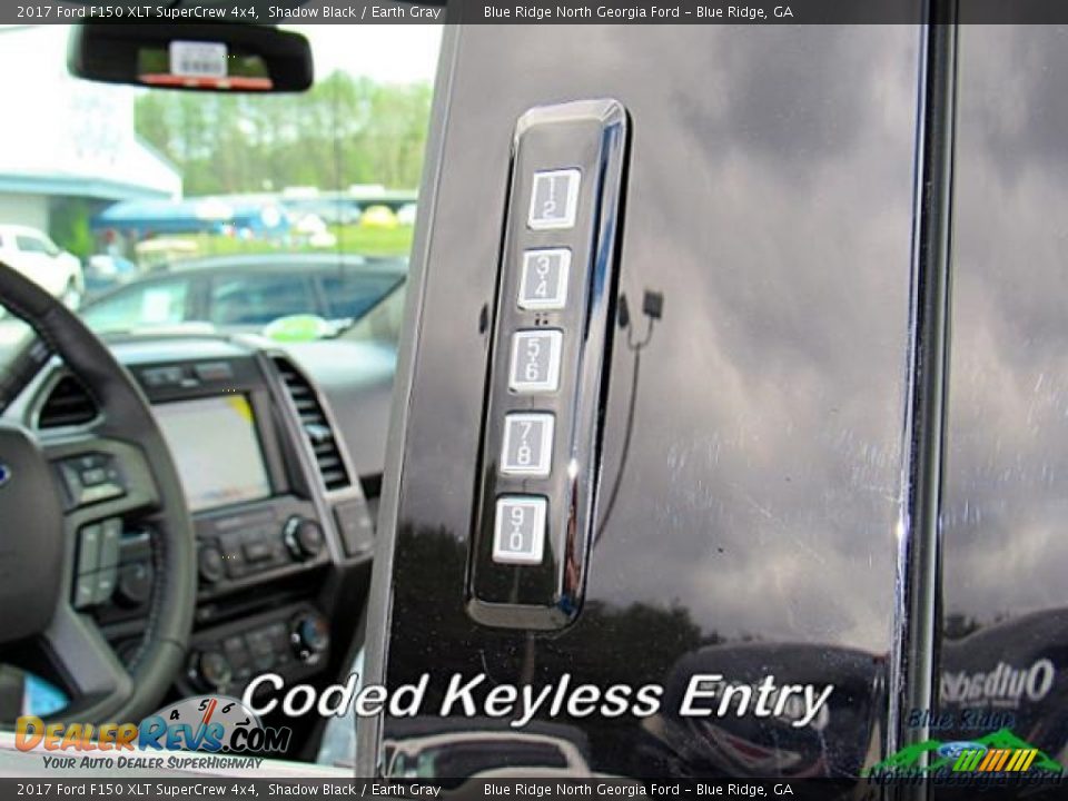 2017 Ford F150 XLT SuperCrew 4x4 Shadow Black / Earth Gray Photo #29